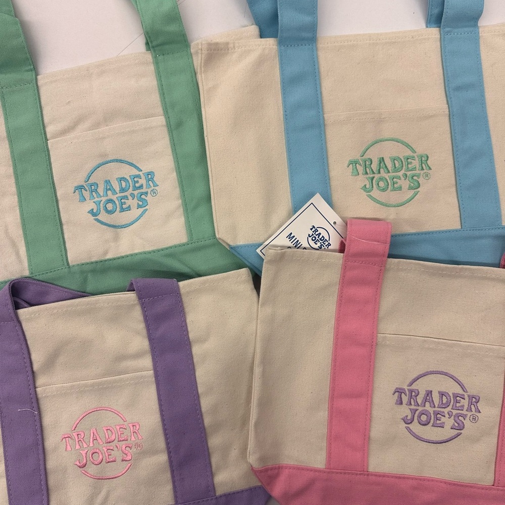 Trader Joe's Canvas Totes set